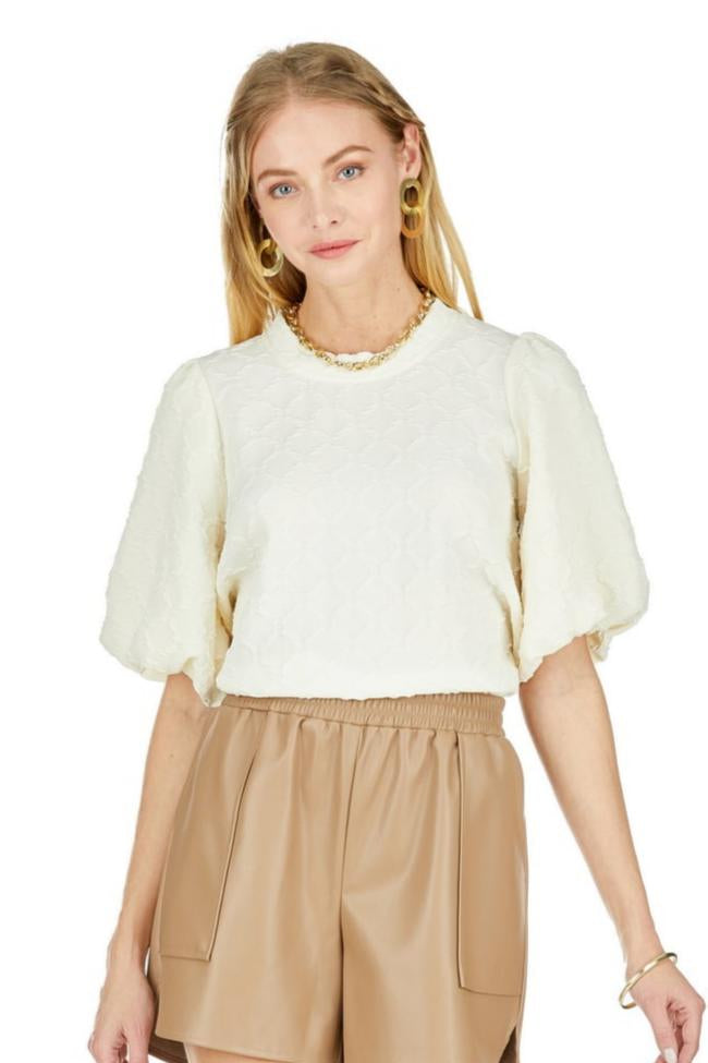 Cassandra Bubble Sleeve Blouse