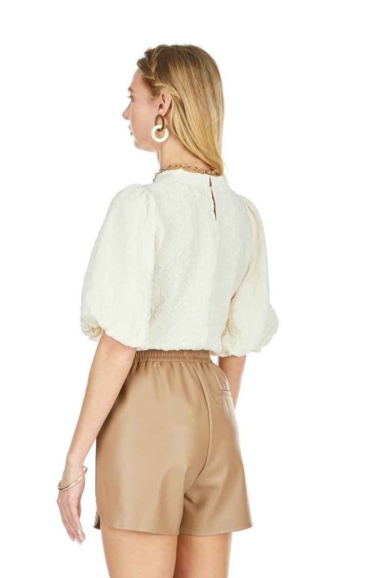 Cassandra Bubble Sleeve Blouse