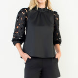 Evie Eyelet Top