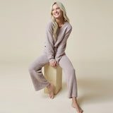 Marshmallow V-Neck Lounge Set