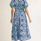 Lila Breeze Midi Dress