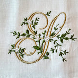 Monogram Tea Towel