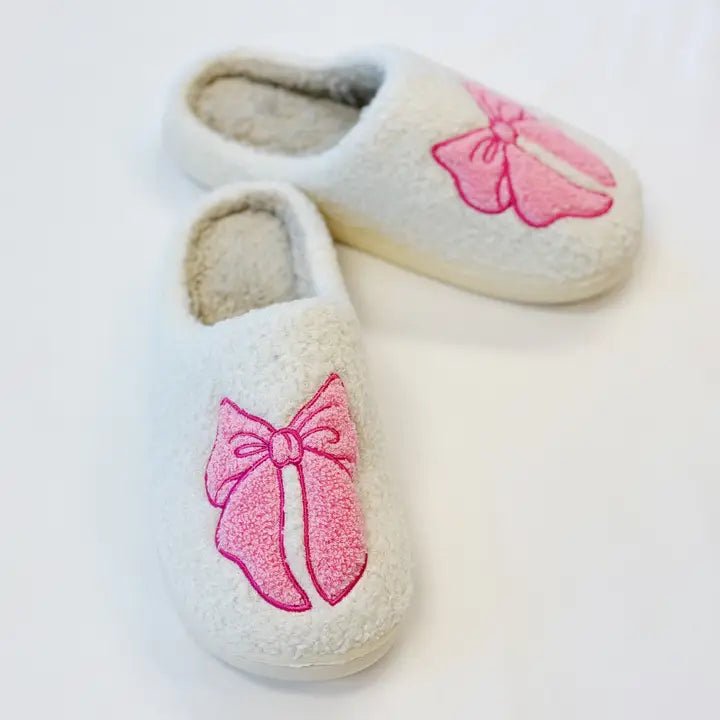 Cozy Bow Slippers