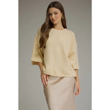 Bianca 3/4 Sleeve Sweater Top