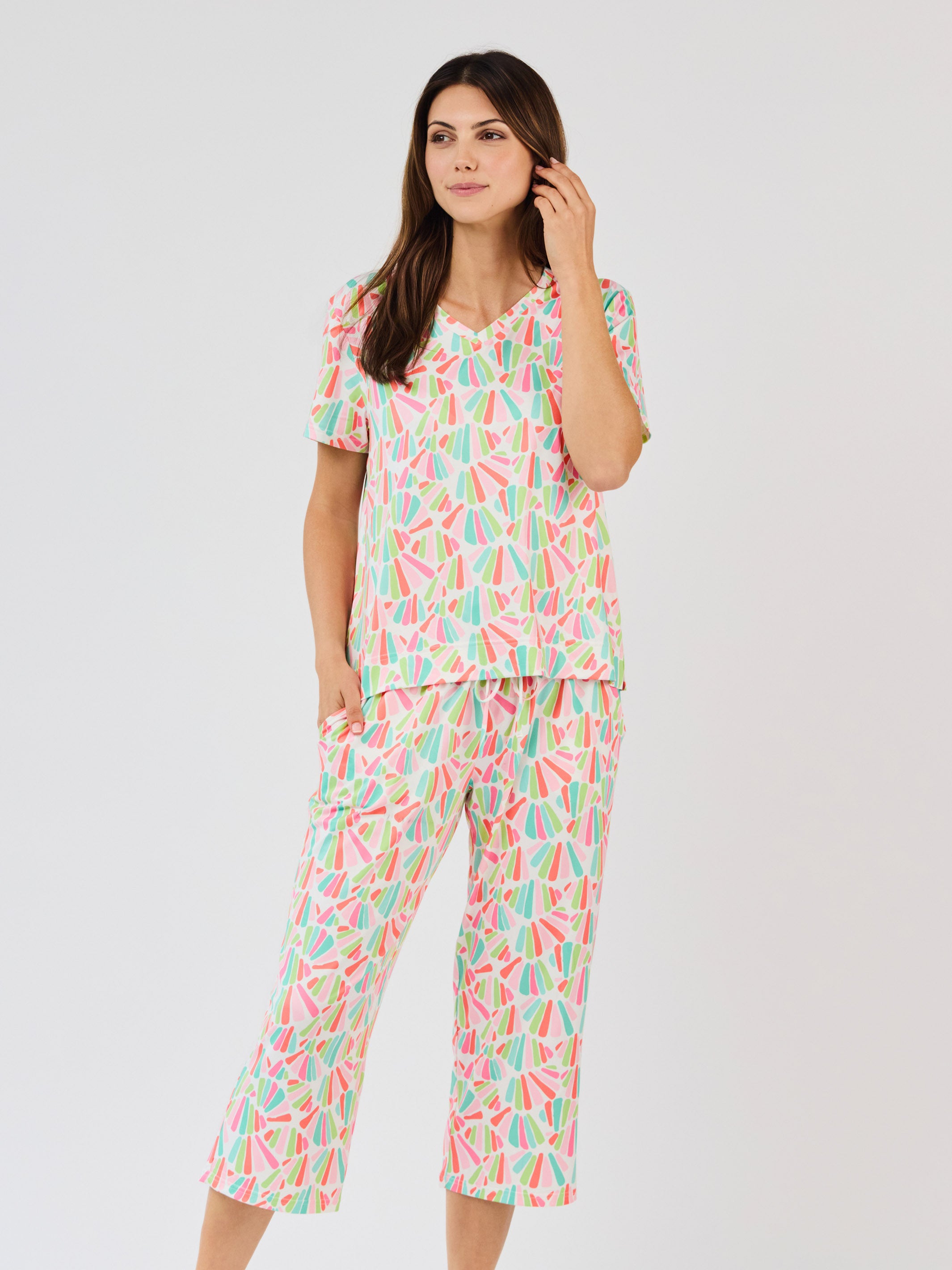 Alli Pj Cropped Pant Set
