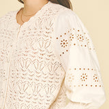 Alexis Eyelet Cardigan