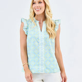 Kira Mosaic Top