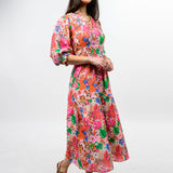 Floral Smocked Tiered Maxi Dress