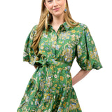 Tiered Skirt Shirt Dress