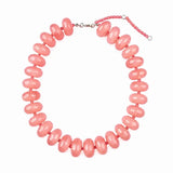 Polished Bead Statement Necklace