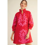 Applique Shift Dress