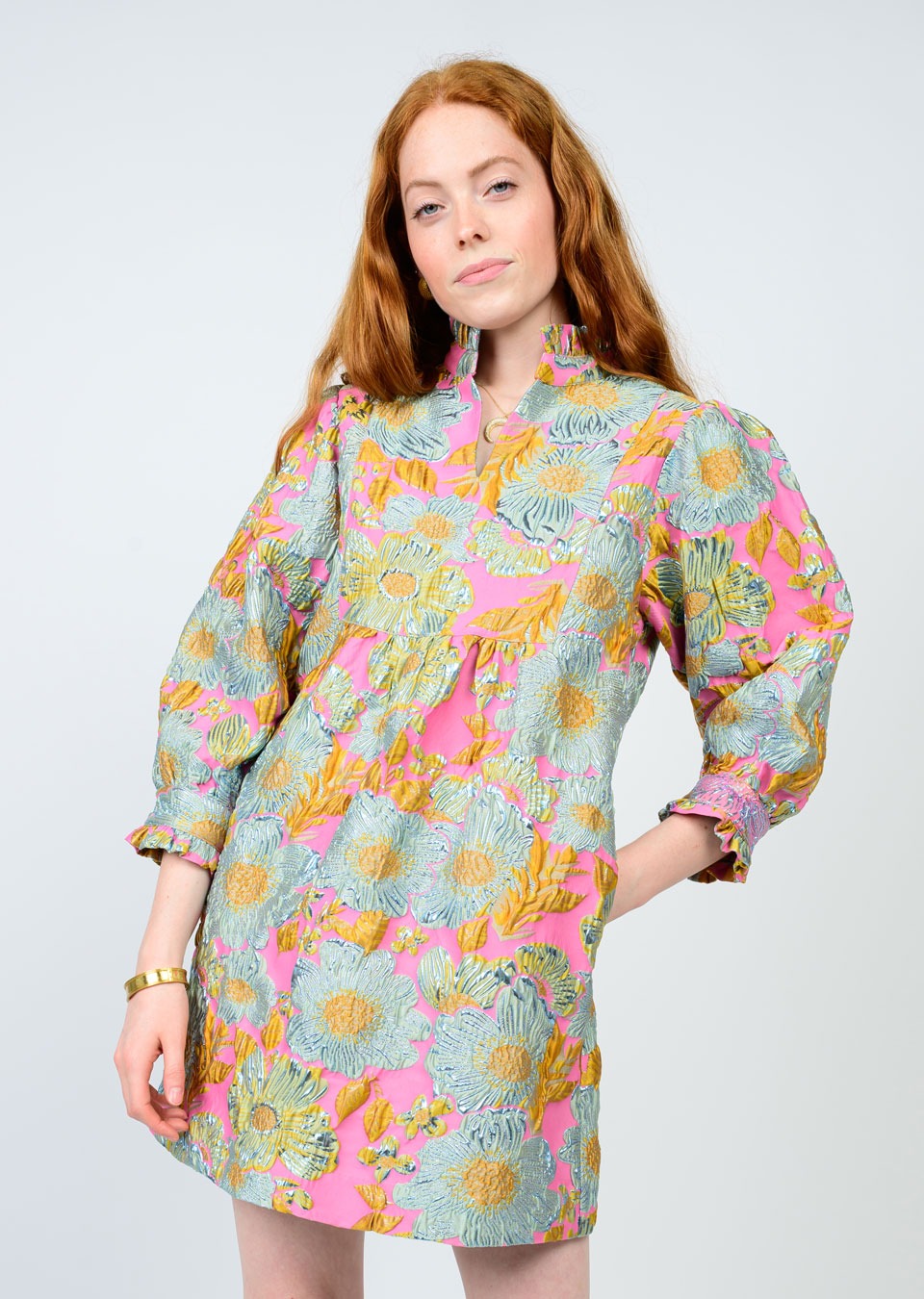 Elisia Brocade Dress