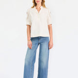 Emmie Embroidered Sleeve Top
