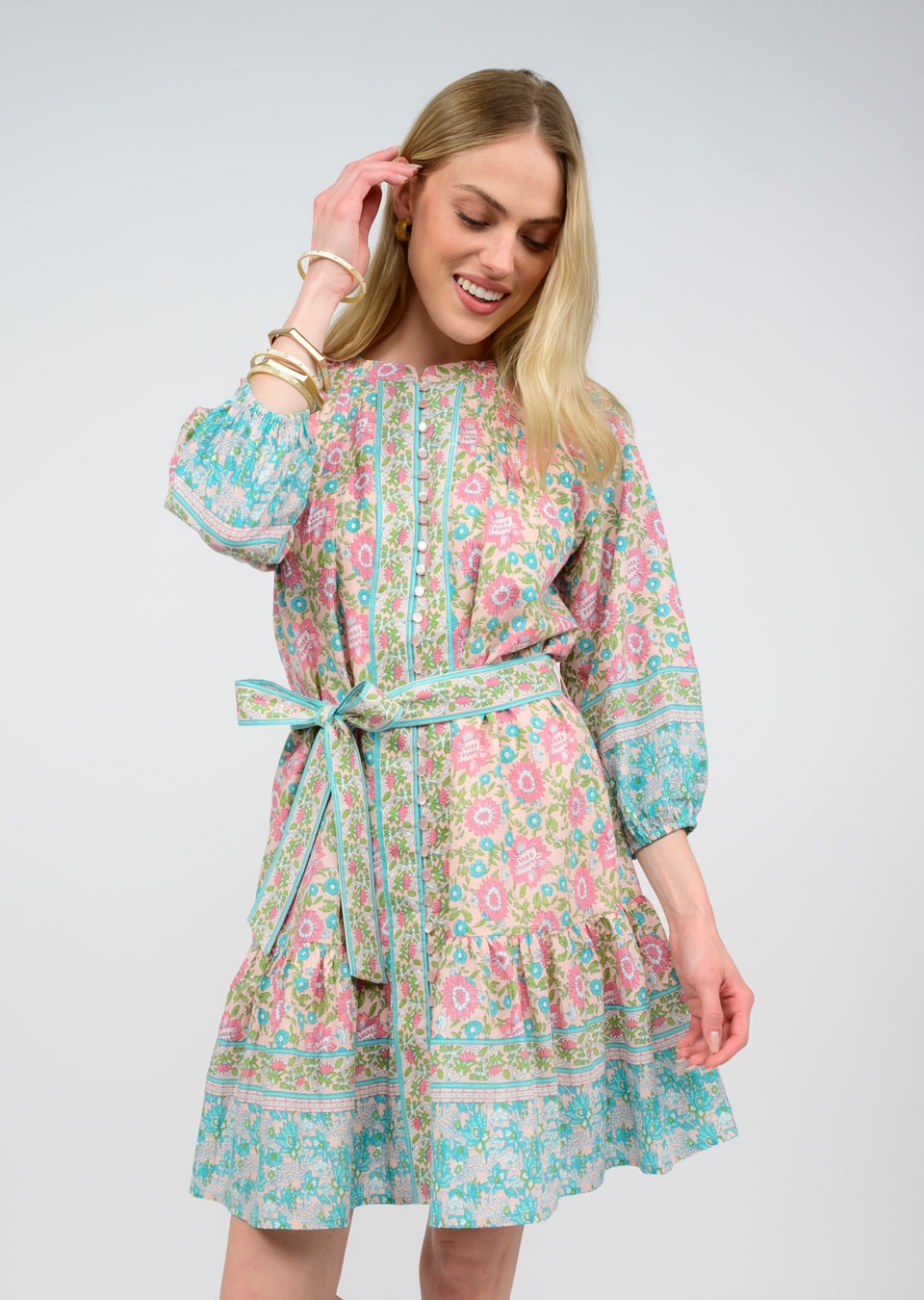 Charlotte Floral Scape Dress