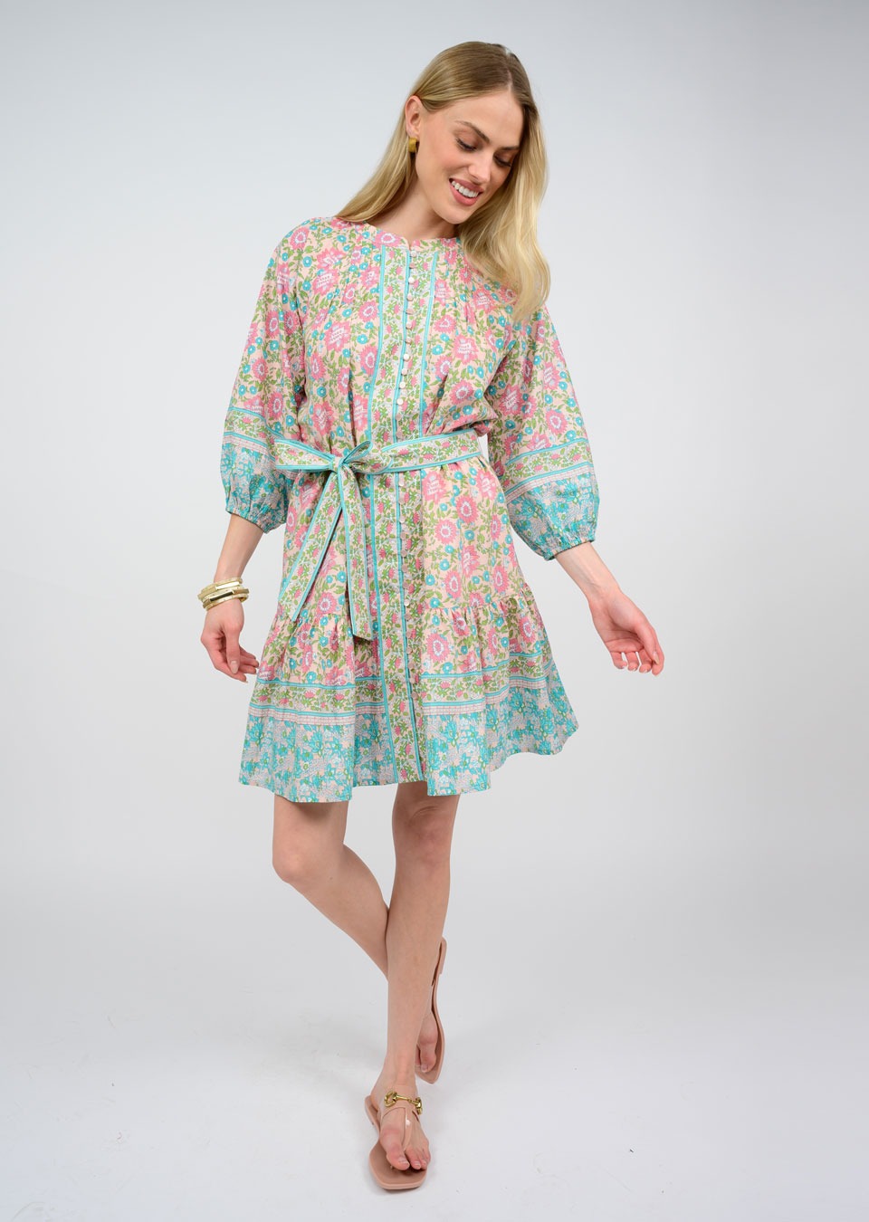 Charlotte Floral Scape Dress