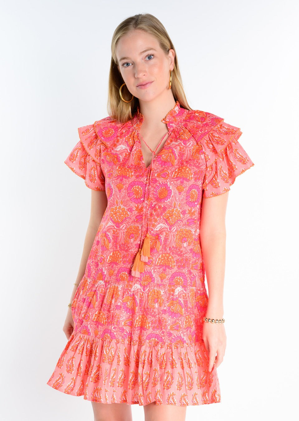 Twin Block Mini Dress