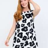 Pop Flowers Swing Dress