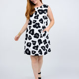 Pop Flowers Swing Dress