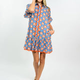 Scalloped Shirt Dress