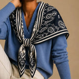 Hazel Triangle Knit Scarf