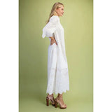 Marcy Eyelet Maxi Dress