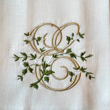 Monogram Tea Towel