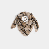 Plaid Triangle Wrap+ Bracelet