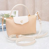 Lacey Straw mini Crossbody
