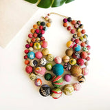 Kantha Orb Necklace