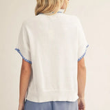 Seashell Sleeveless Sweater