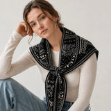 Hazel Triangle Knit Scarf