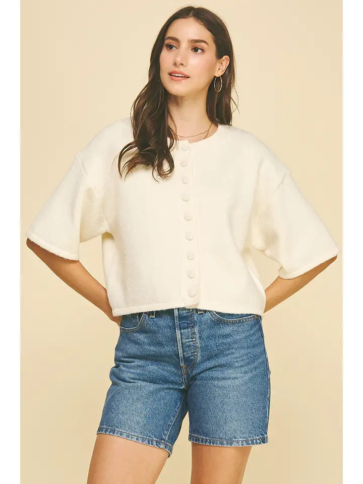 Cally Short Sleeve Sweater