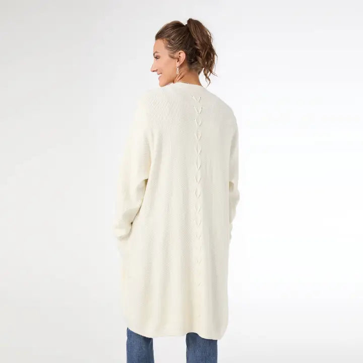 Ciana Lattice Back Cardigan