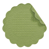 Round Quilted Placemat 17"