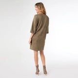 Seri Faux Suede Dress