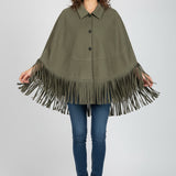 Lori Suede-Like Cape