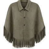 Lori Suede-Like Cape