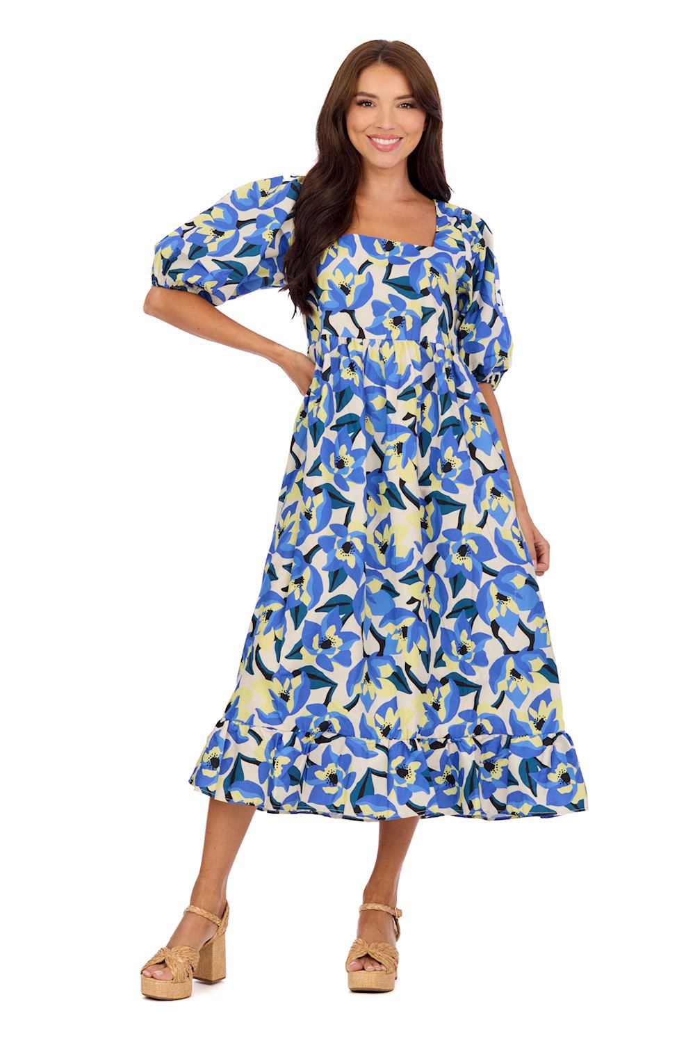 Gentry Printed Maxi Dress