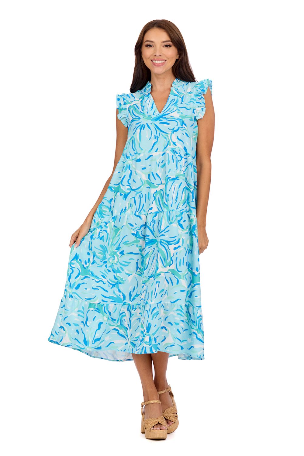 Adair Tiered Maxi Dress