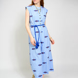 Embroidered Fish Jumpsuit