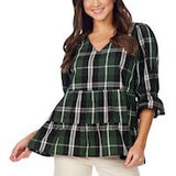 Ashford Plaid Top