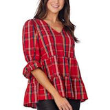 Ashford Plaid Top