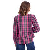 Mitzy Plaid Top