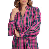 Mitzy Plaid Top