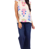 Kenzie Flounce Top