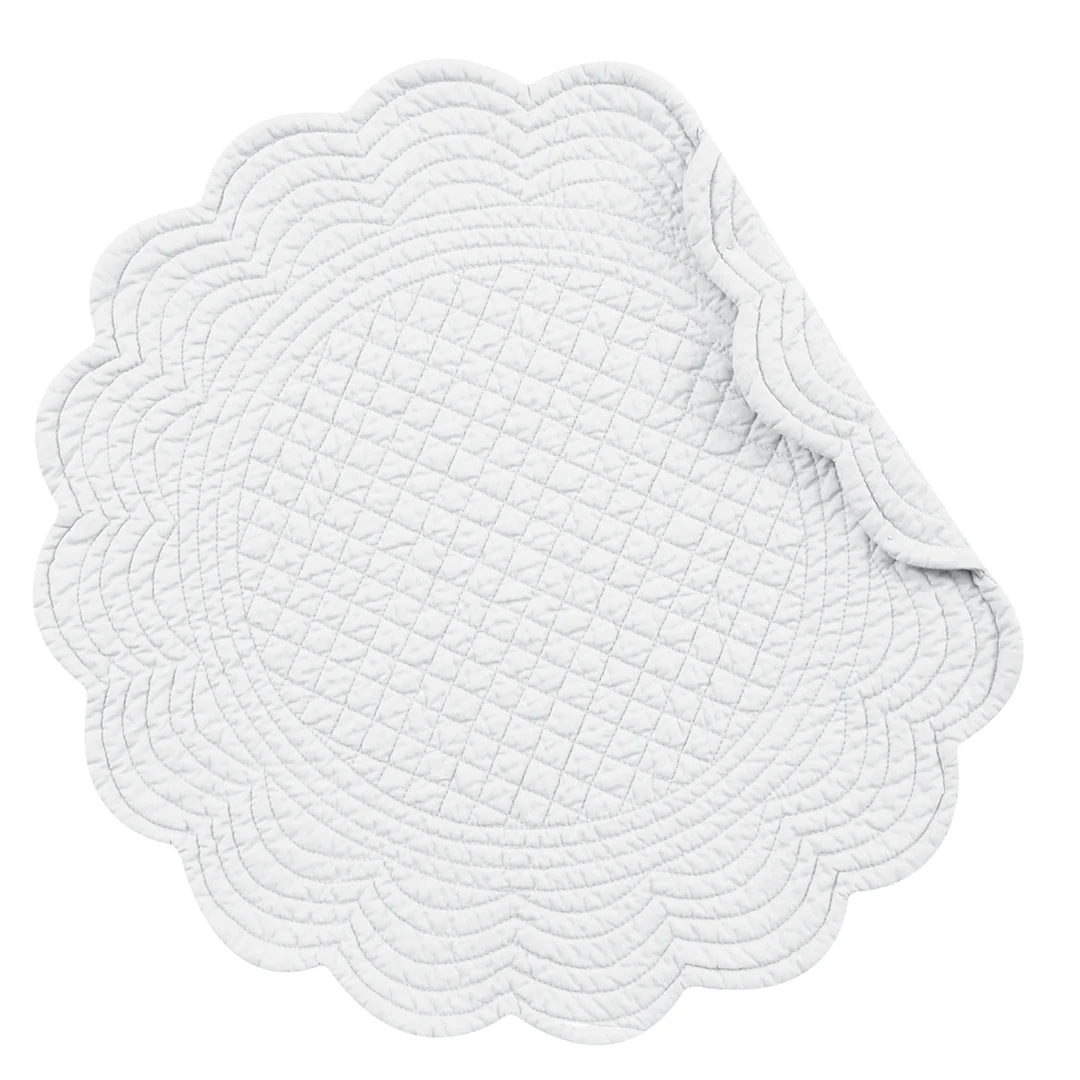 Round Quilted Placemat 17"