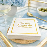 Linen-Feel Cocktail Napkins