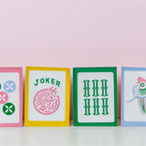 Mahjong Tiles Paper Plates