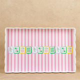 Garden Party Mahjong Tray