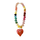 Tisha Multi Bead Charm Necklace